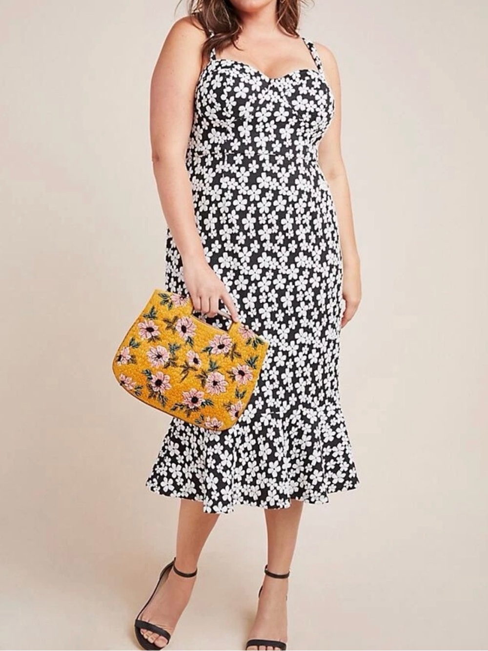 Anthropologie Hutch Daisy Midi Dress - Size 22 - NWT